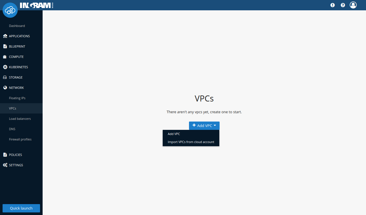 Vpc creation select