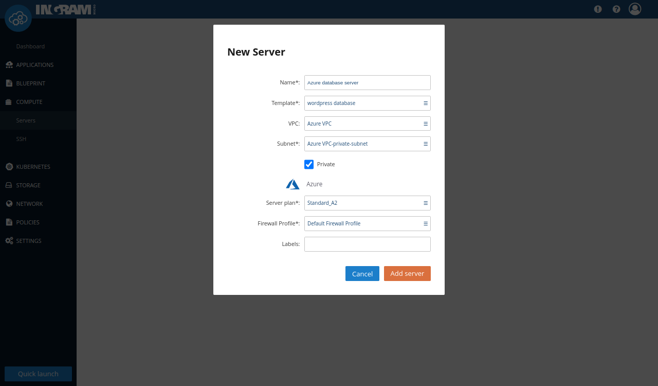 How to create a 3 tier architecture with a load balancer : IngramCloud